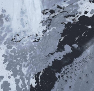 Metin için yeri olan boya lekeleriyle soyut arkaplan  