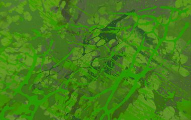 Arkaplanda soyut renkli lekeler             