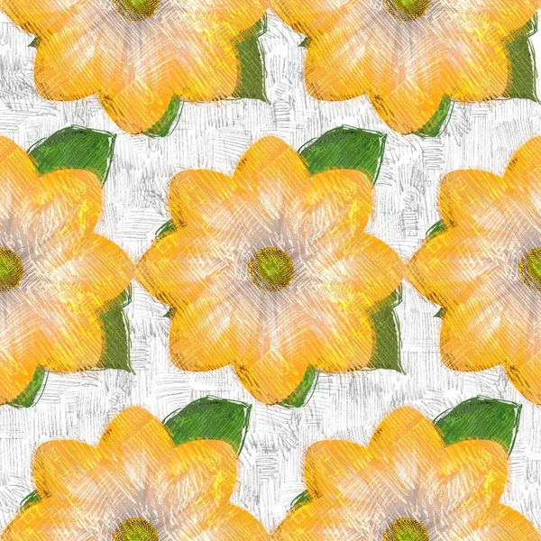 Bunter Hintergrund Mit Frischen Blumen — Stockfoto