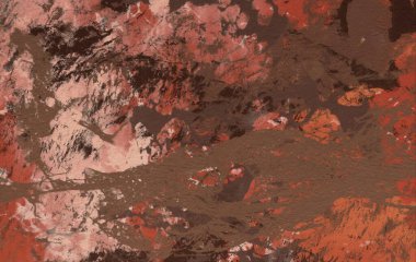 metin için alan ile arka planda soyut renkli lekeler