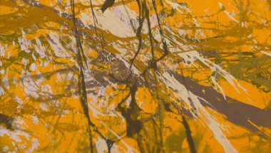 Arkaplanda soyut renkli lekeler