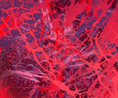 Metin için yeri olan boya lekeleriyle soyut arkaplan