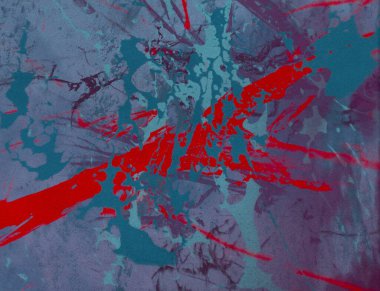 Metin için yeri olan boya lekeleriyle soyut arkaplan 