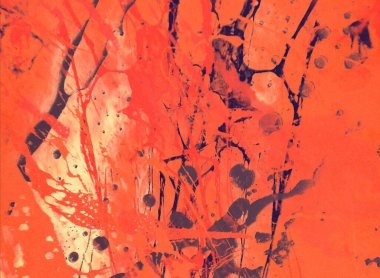 Boya lekeleriyle soyut arkaplan