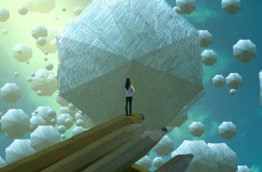 noel ağacı ve beyaz