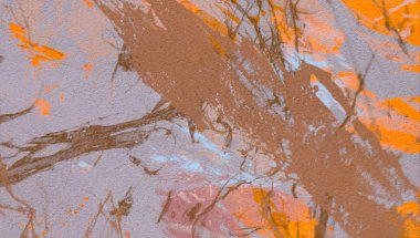 Metin için yeri olan boya lekeleriyle soyut arkaplan