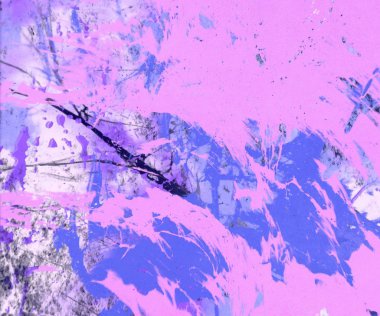 Arkaplanda soyut renkli lekeler