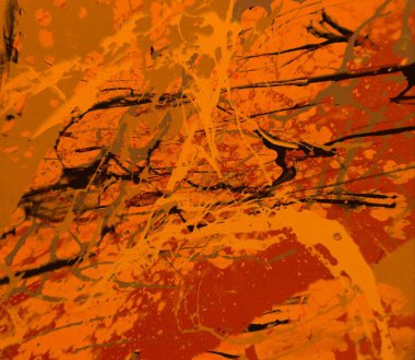 Arkaplanda soyut renkli lekeler  