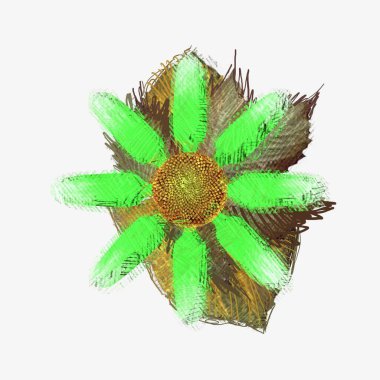 kopya alanı ile arka plan için sanatsal renkli illüstrasyon