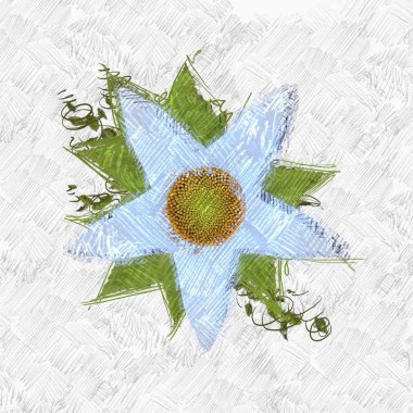 Çiçeklerle soyut arkaplan