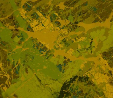 Metin için yeri olan boya lekeleriyle soyut arkaplan  