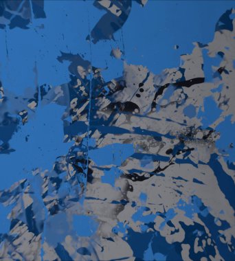 metin için alan ile arka planda soyut renkli lekeler