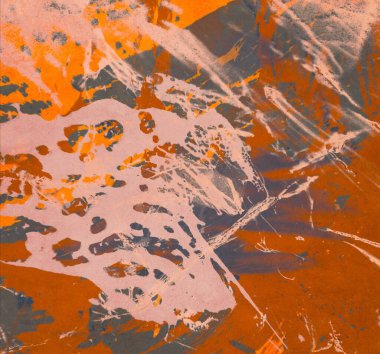 Arkaplanda soyut renkli lekeler