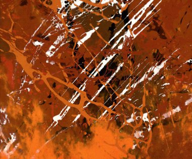 Arkaplanda soyut renkli lekeler