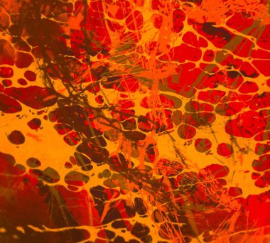 Metin için yeri olan boya lekeleriyle soyut arkaplan   