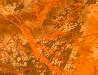 Metin için yeri olan boya lekeleriyle soyut arkaplan  