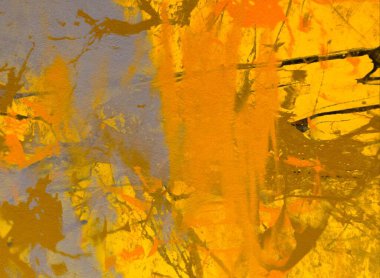 Metin için yeri olan boya lekeleriyle soyut arkaplan