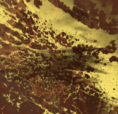 Metin için yeri olan boya lekeleriyle soyut arkaplan