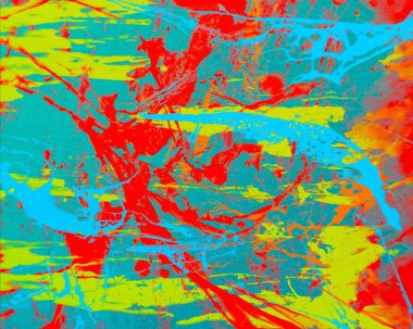 Arkaplanda soyut renkli lekeler              