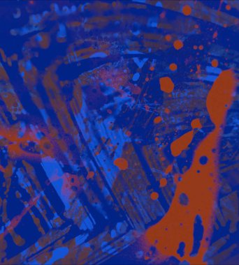 metin için alan ile arka planda soyut renkli lekeler