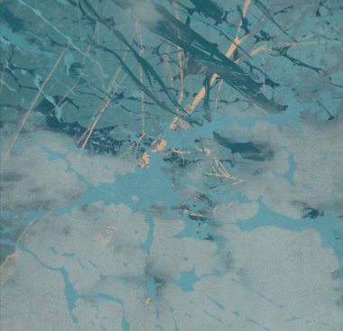 Metin için yeri olan boya lekeleriyle soyut arkaplan