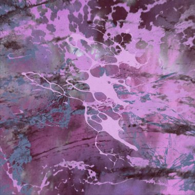 Metin için yeri olan boya lekeleriyle soyut arkaplan