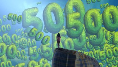 yeşil ve beyaz arkaplan