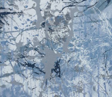 Metin için yeri olan boya lekeleriyle soyut arkaplan