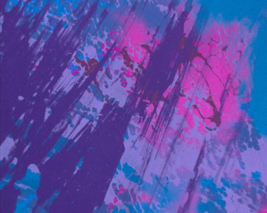 Metin için yeri olan boya lekeleriyle soyut arkaplan