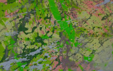 Arkaplanda soyut renkli lekeler