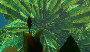 metin için alanı olan soyut kavramsal yaratıcı arkaplan 