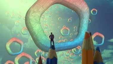 Soyut sanat dokusu. Renkli doku. Modern sanat eserleri. Renkli görüntü. Modern sanat. Çağdaş sanat.