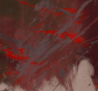 Arkaplanda soyut renkli lekeler