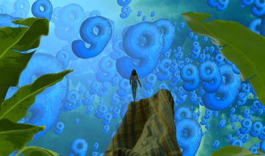 metin için alanı olan soyut kavramsal yaratıcı arkaplan 