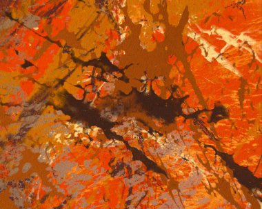 Metin için yeri olan boya lekeleriyle soyut arkaplan 