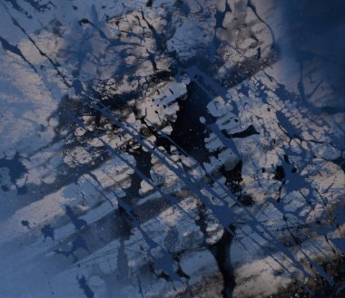 metin için alan ile arka planda soyut renkli lekeler