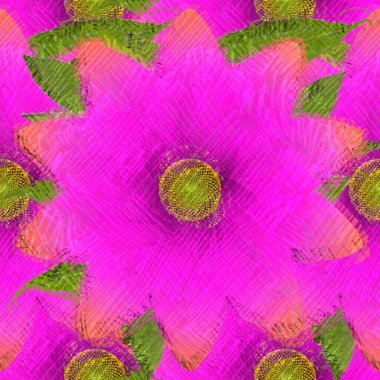 Çiçeklerle kusursuz desen