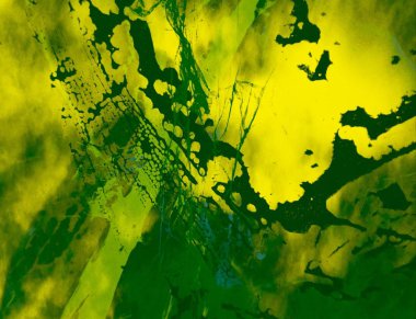 Metin için yeri olan boya lekeleriyle soyut arkaplan 