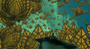 metin için alanı olan soyut kavramsal yaratıcı arkaplan 