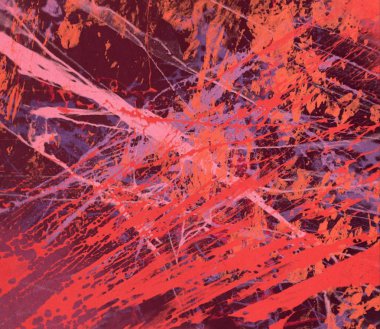 Metin için yeri olan boya lekeleriyle soyut arkaplan