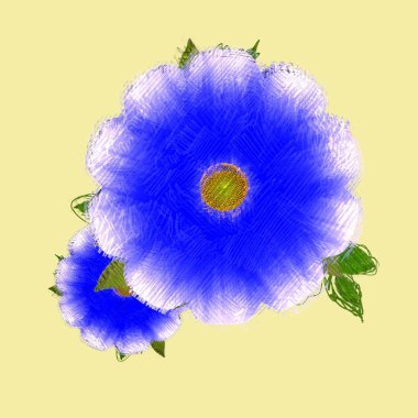 kopya alanı ile arka plan için sanatsal renkli illüstrasyon