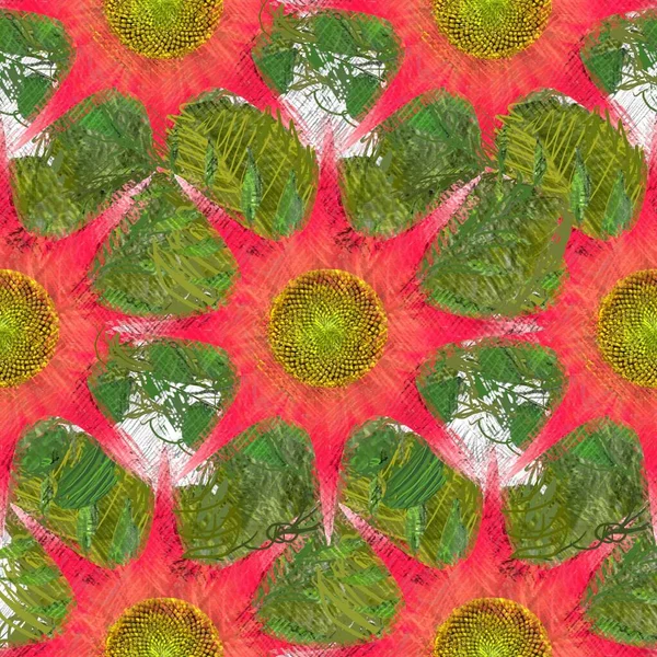 red colored seamless pattern