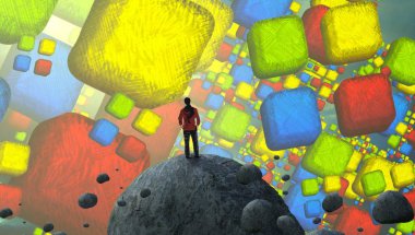 yeşil ve sarı arkaplan