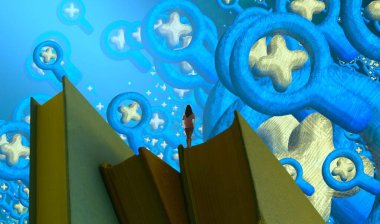 metin için alanı olan soyut kavramsal yaratıcı arkaplan 