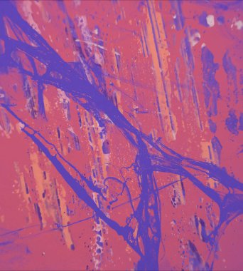 Metin için yeri olan boya lekeleriyle soyut arkaplan