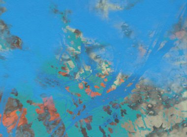 Boya lekeleriyle soyut arkaplan