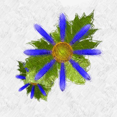 Beyaz arkaplanda Noel süslemesi