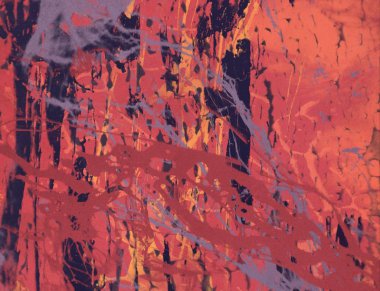 Metin için yeri olan boya lekeleriyle soyut arkaplan