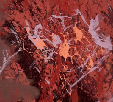 Arkaplanda soyut renkli lekeler