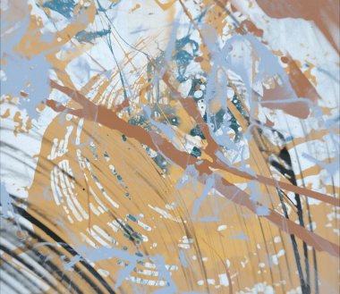 Metin için yeri olan boya lekeleriyle soyut arkaplan      